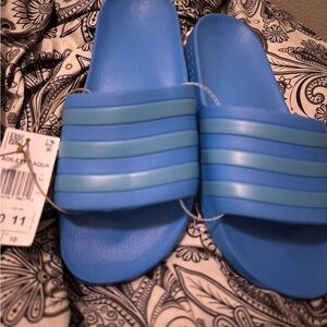 adidas Blue Slide Sandals